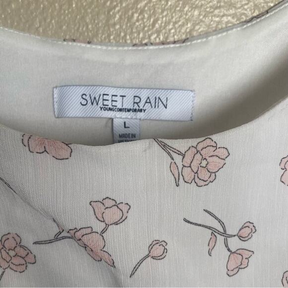 Sweet Rain Cottagecore Fairy Floral Dress size : LARGE - Picture 3 of 9